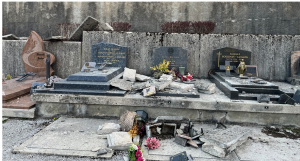 Les Fins : importants dégâts au cimetière