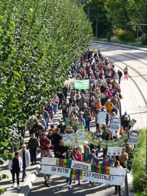 Mobilisation pour le climat et la justice à Besançon