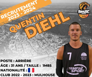 Basket : le BesAC confirme une troisième recrue