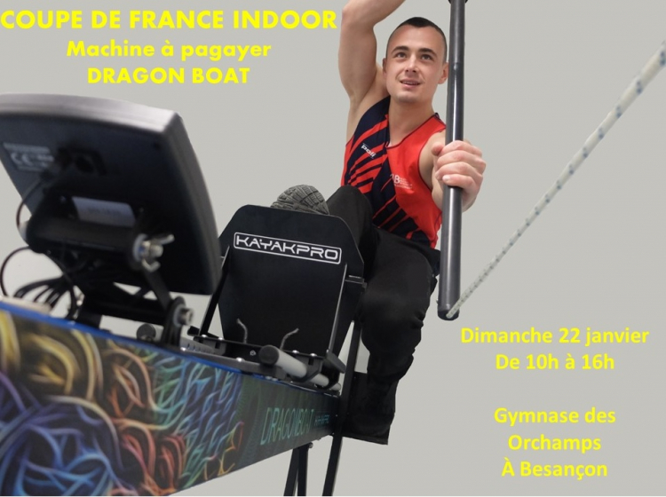Besançon : le SNB accueille la 1ère manche de Coupe de France indoor de Dragon Boat