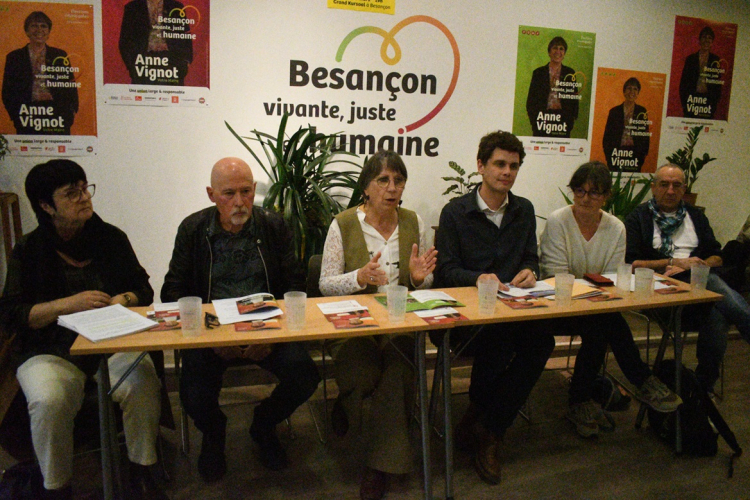Municipales &agrave; Besan&ccedil;on : Anne Vignot d&eacute;cline la &laquo; dimension humaine &raquo; de son programme