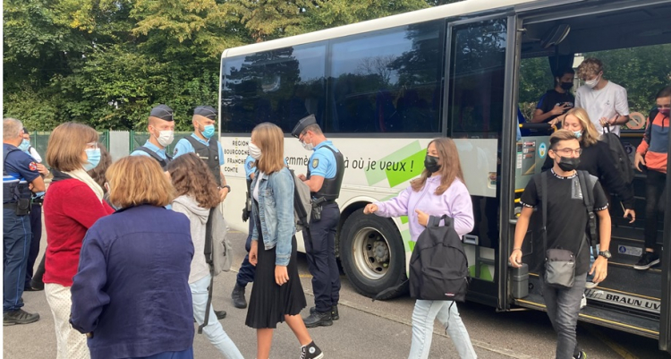 Rentrée des classes : Opération de sécurisation aux abords des collèges du Grand Besançon