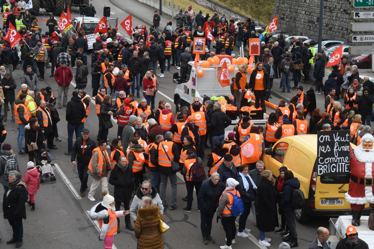 Réforme des retraites : 34% de grévistes dans l&#039;académie de Besançon