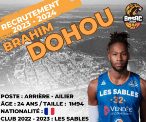 Basket : deux nouveaux renforts au BesAC