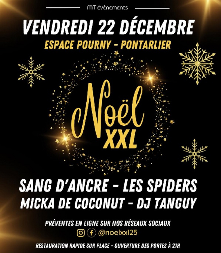 Pontarlier : Un Noël XXL à l’espace Pourny vendredi soir