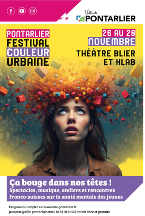 Evènements : Couleur Urbaine fait vibrer Pontarlier autour de la santé mentale