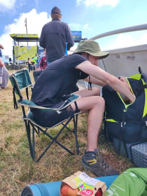 Deux jurassiens campent au sommet de la Planche des Belles Filles pour voir passer les coureurs