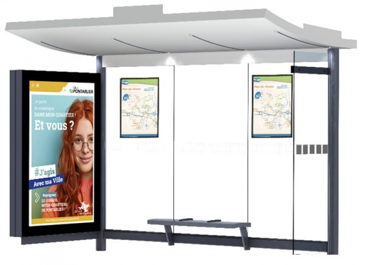 Du nouveau mobilier urbain connecté à Pontarlier