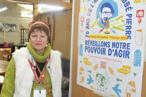 Marie; bénévole aux amis d&#039;Emmaüs de Pontarlier 