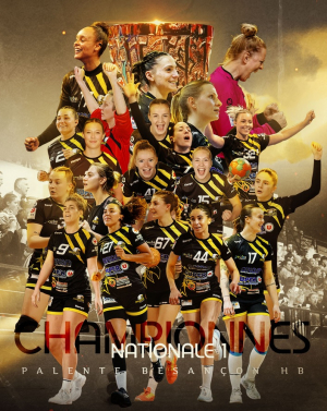 Hand féminin : les filles de Palente Besançon championnes de France