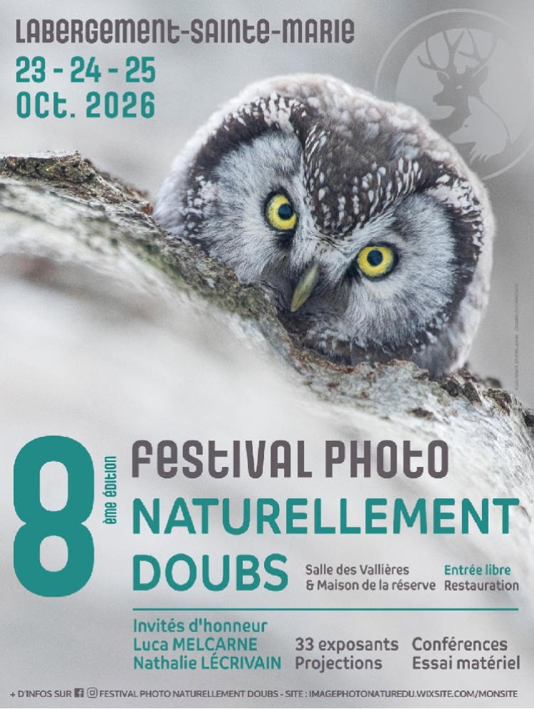Labergement-Sainte-Marie : le festival &laquo; Naturellement Doubs &raquo; c&eacute;l&egrave;bre la photographie et la beaut&eacute; du monde sauvage