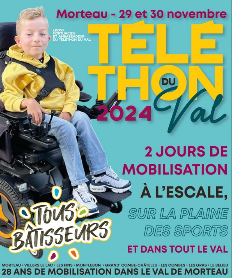 Coup d&#039;envoi du Téléthon dans le Val de Morteau
