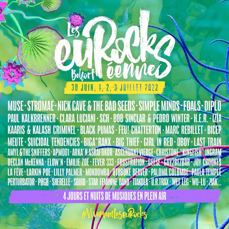 Eurockéennes 2022 : Muse, Stromae et Bob Sinclar comme têtes d&#039;affiche