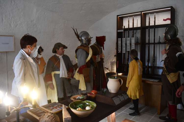 Inauguration d&#039;une chambrée de soldat à la Citadelle de Besançon