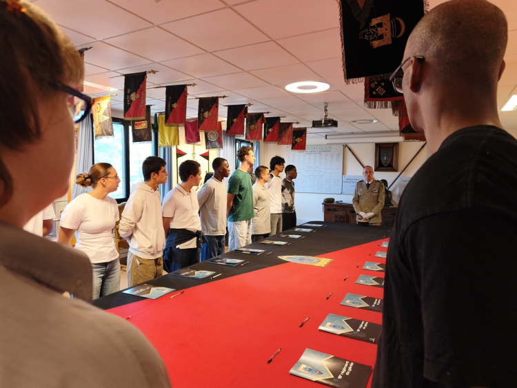 &Agrave; Besan&ccedil;on, 26 jeunes s&rsquo;engagent pour dix mois au 19e r&eacute;giment du g&eacute;nie
