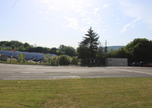 Photomontage future centrale photovoltaique Les Andiers