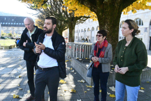 Hasni Alem. Aline Chassagne. Evelyne Thernan 