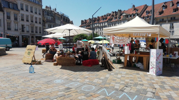 Enjeux climatiques : occupation festive à Besançon