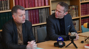 David Tognelli, chef de la Police Judiciaire de Besançon, et Etienne Manteaux, procureur de la République de Besançon