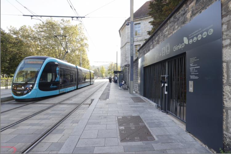 Besançon : inauguration d&#039;un nouveau Ginko VéloPark au centre-ville