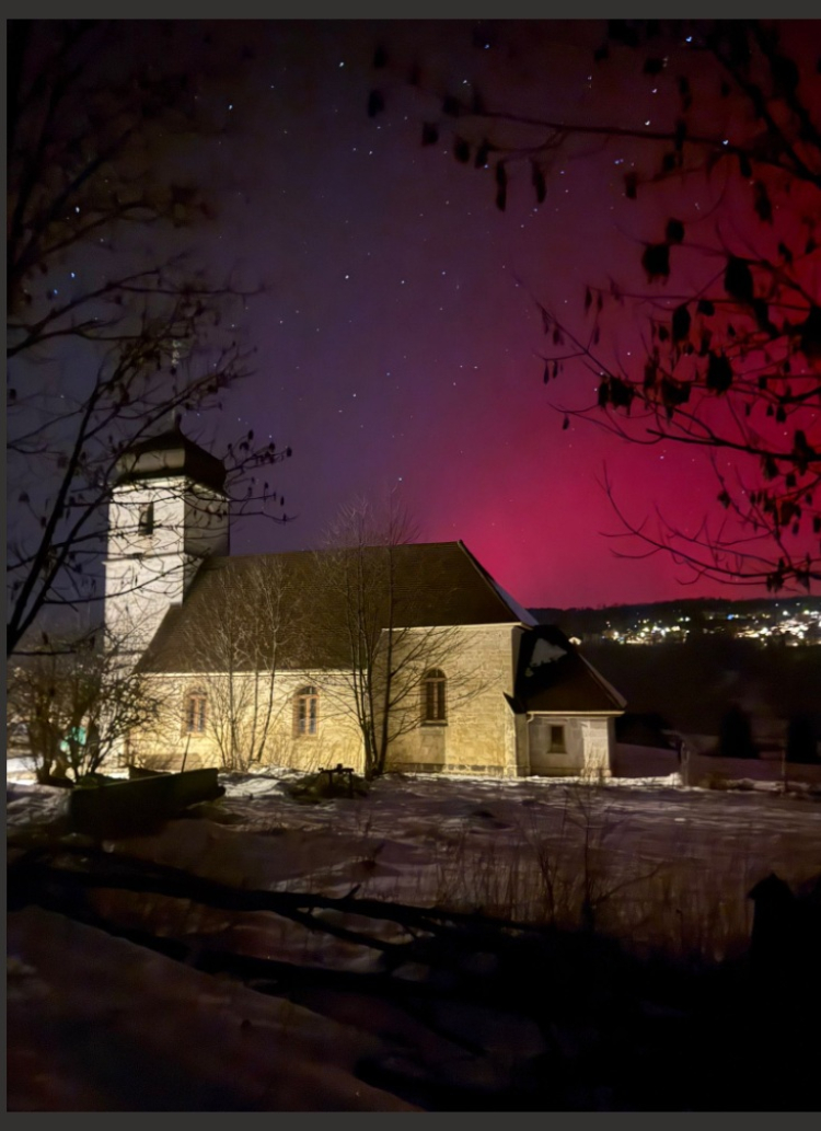 Aurores bor&eacute;ales : un spectacle exceptionnel dans le Haut‑Doubs