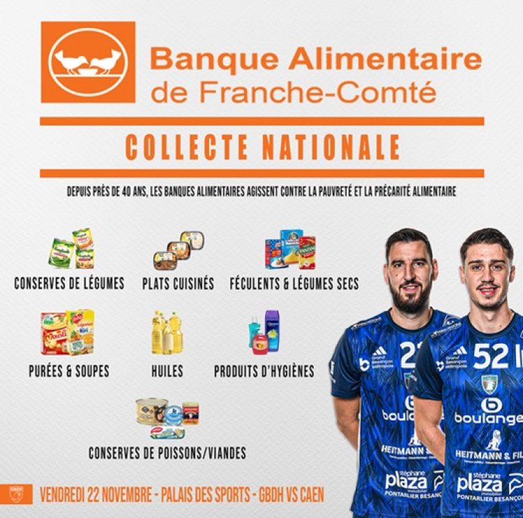 Solidarité : le GBDH s&#039;associe à la collecte de la Banque Alimentaire