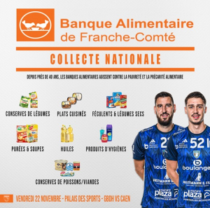 Solidarité : le GBDH s&#039;associe à la collecte de la Banque Alimentaire