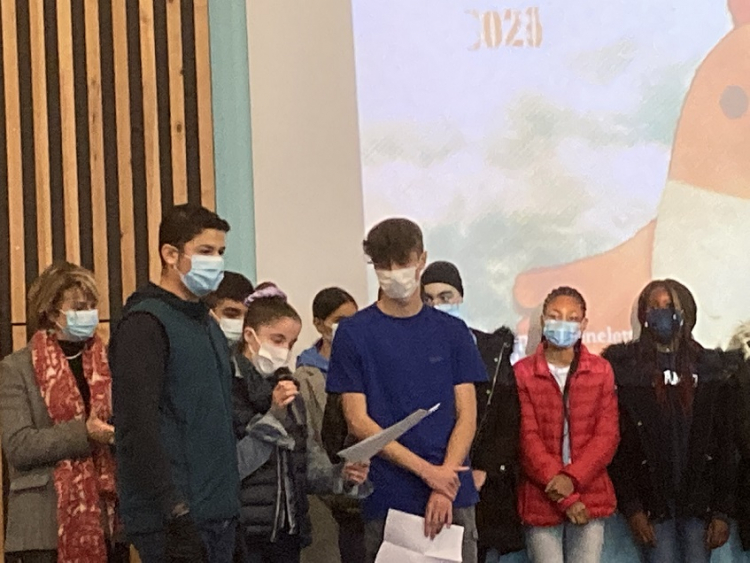 « Non au harcèlement » : Une classe du collège Diderot récompensée à Besançon