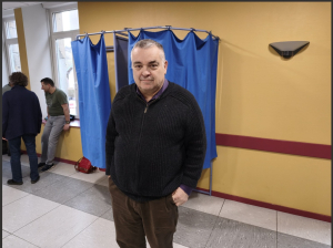 Christophe Garnier, maire sortant de la commune nouvelle d'Eternoz