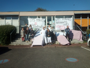 Mobilisation au CH de Novillars : une quinzaine de lits menacés