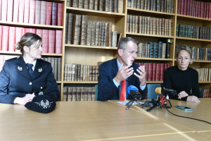 Le Procureur Etienne Manteaux a tenu une conférence de presse ce mardi