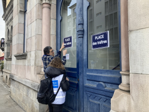 Reforme des retraites : mobilisation devant la permanence du député Eric Alauzet