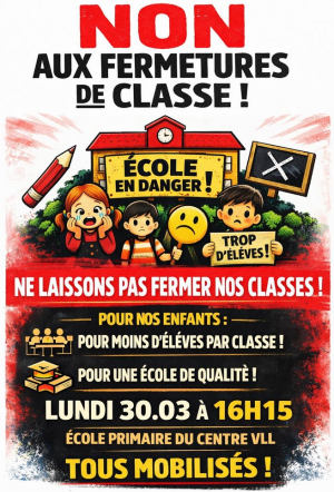 Carte scolaire  : les parents de l&rsquo;&eacute;cole du Centre appellent &agrave; se rassembler &agrave; Villers-le-Lac