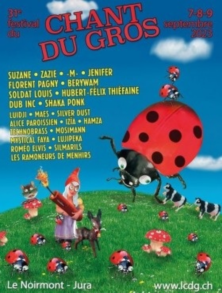 Suisse : la belle affiche de l’édition 2023 du Chant du Gros
