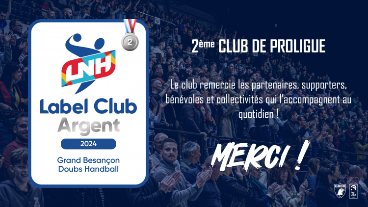Ligue Nationale de Handball : le label argent pour le GBDH