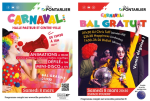 Pontarlier : Place au Carnaval ce samedi après-midi