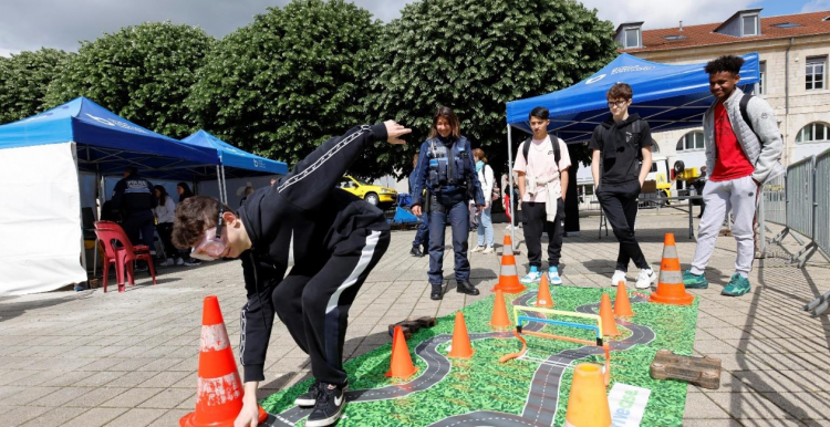 Besançon : les jeunes sensibilisés à la sécurité routière