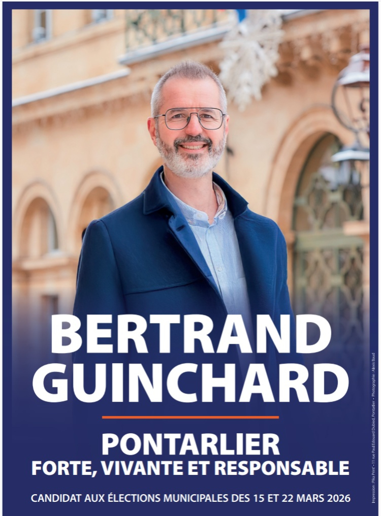 Municipales &agrave; Pontarlier : Bertrand Guinchard d&eacute;voile l&rsquo;organisation de sa liste et pr&eacute;cise les axes forts de son projet