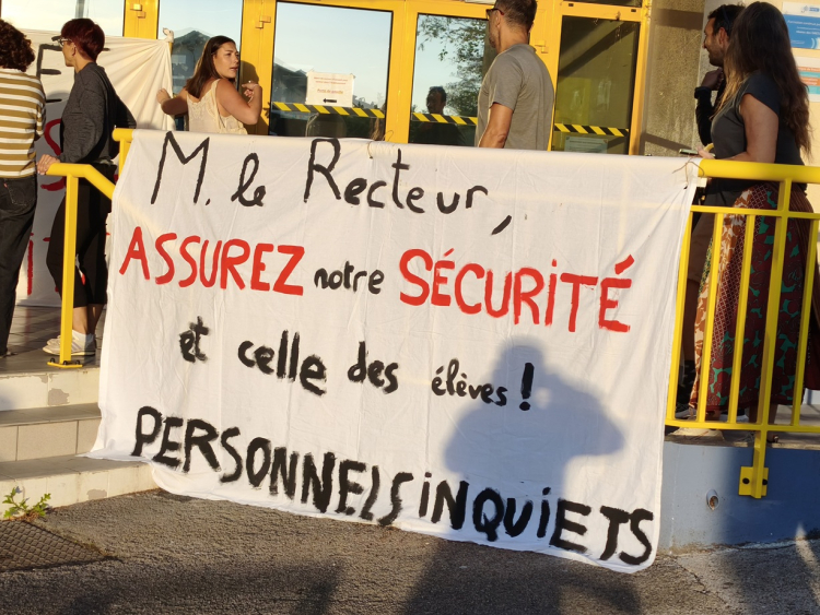 &Agrave; Besan&ccedil;on, le coll&egrave;ge Stendhal se mobilise pour obtenir davantage de s&eacute;curit&eacute; et de moyens humains