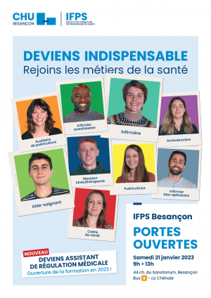 Rejoindre les métiers de la santé : Journées portes ouvertes de l&#039;IFPS samedi 21 janvier