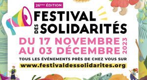 Le Festival des Solidarités revient à Besançon du 17 novembre au 3 décembre