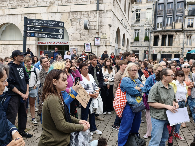 Besan&ccedil;on : un rassemblement contre les violences sexistes et sexuelles