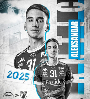 Handball : l&#039;international serbe Aleksandar Antic prêté au GBDH