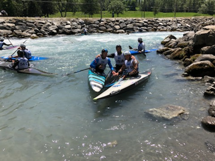 Pontarlier : Champion de France en canoë monoplace