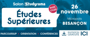 Besançon : 16è salon Studyrama des études supérieures